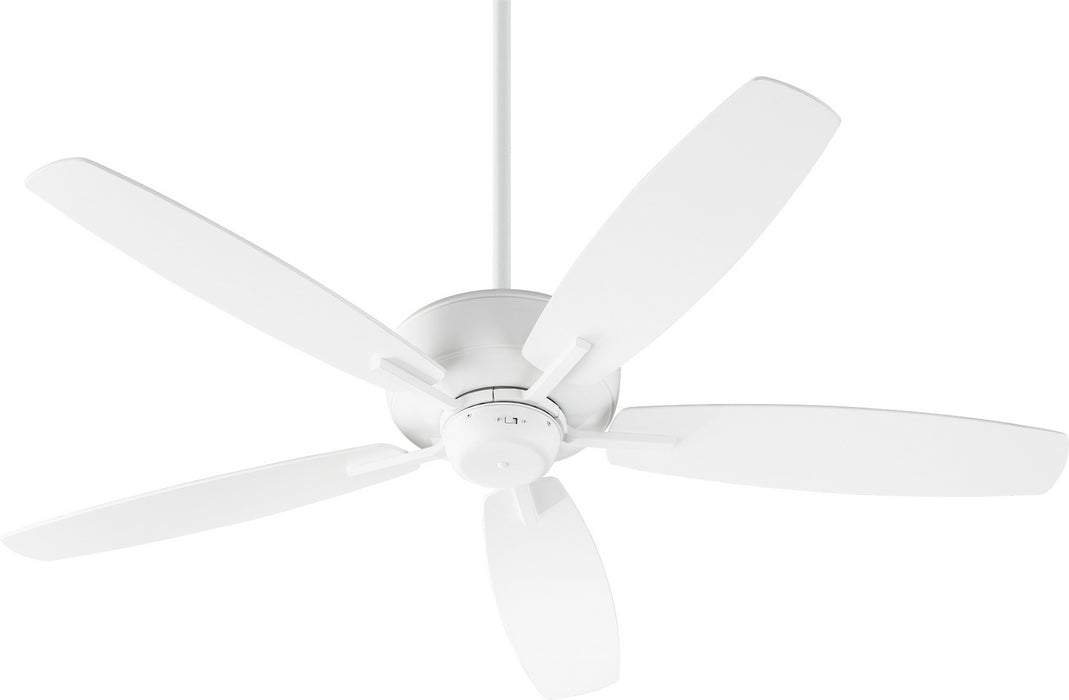 Quorum 7052-8 52" Ceiling Fan, Studio White