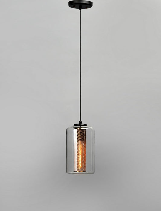 Maxim 10088CLBKSBR One Light Pendant, Black / Satin Brass