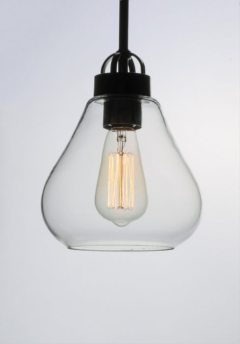 Maxim 10091CLSN One Light Pendant, Satin Nickel