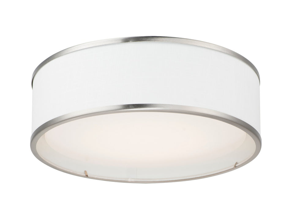 Maxim 10231WLSN LED Flush Mount, Satin Nickel