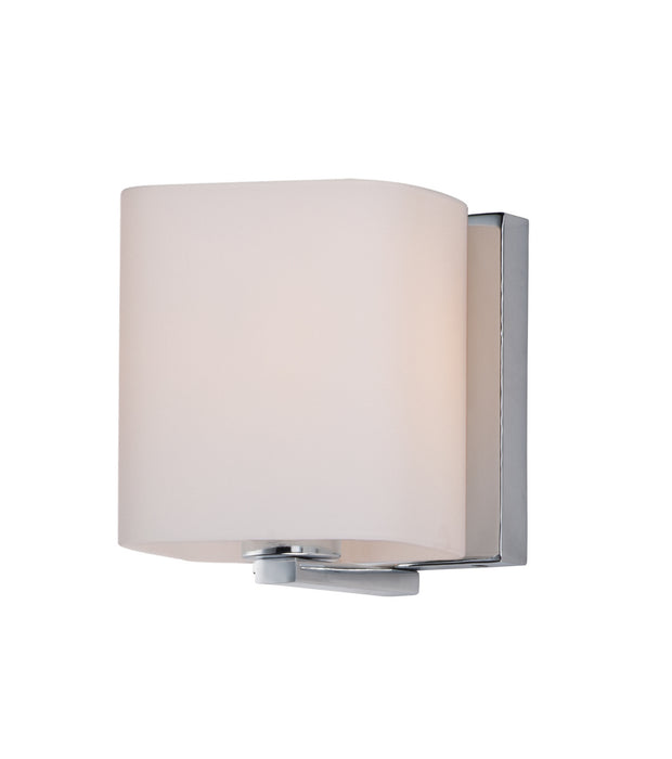 Maxim 11251SWPC One Light Bath Vanity, Polished Chrome