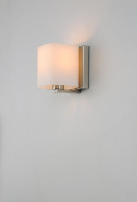 Maxim 11251SWSN One Light Bath Vanity, Satin Nickel