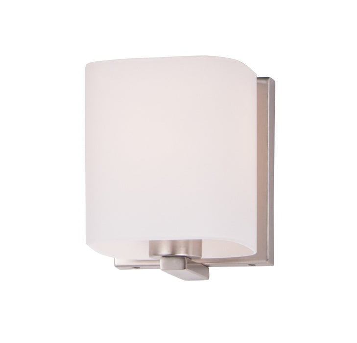 Maxim 11251SWSN One Light Bath Vanity, Satin Nickel