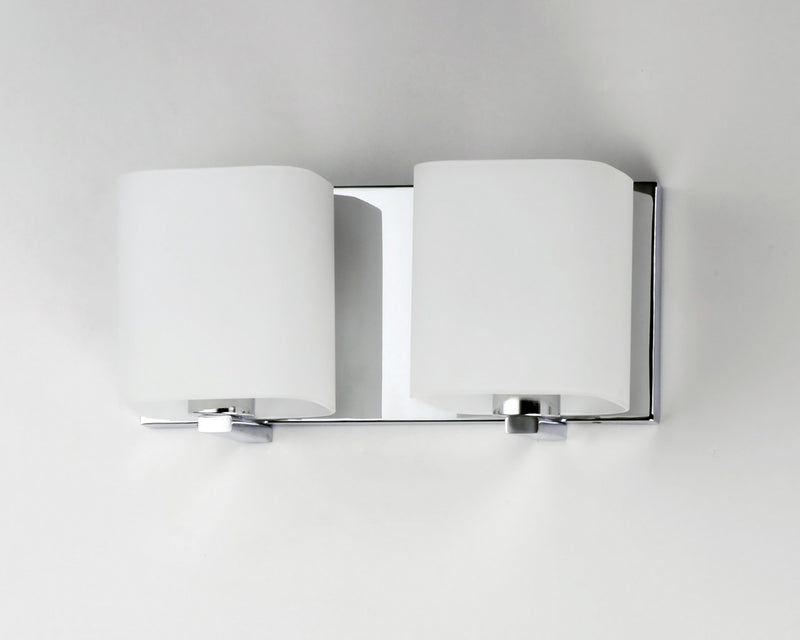 Maxim 11252SWPC Two Light Bath Vanity, Polished Chrome