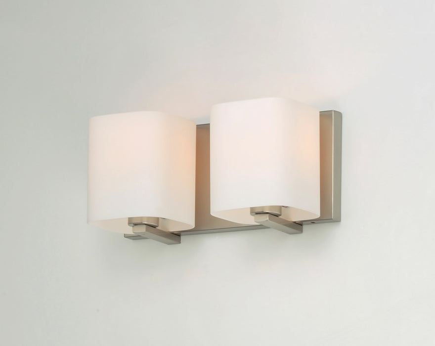 Maxim 11252SWSN Two Light Bath Vanity, Satin Nickel