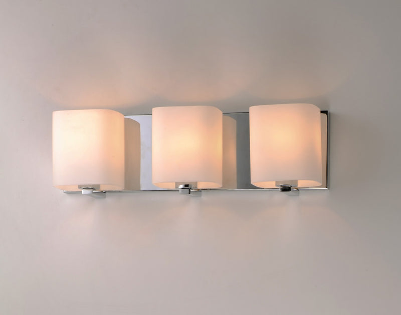 Maxim 11253SWPC Three Light Bath Vanity, Polished Chrome
