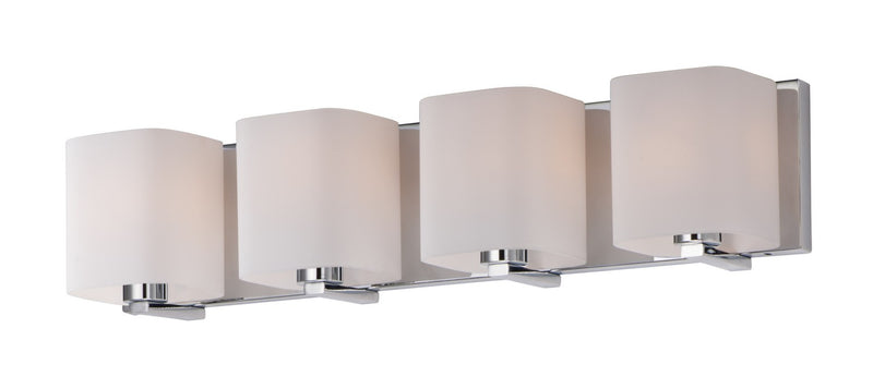 Maxim 11254SWPC Four Light Bath Vanity, Polished Chrome