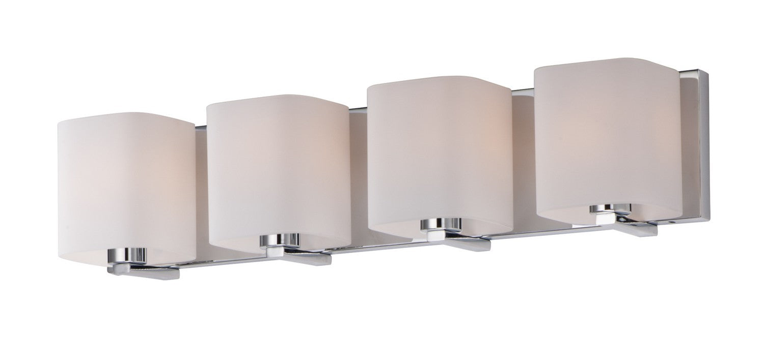 Maxim 11254SWPC Four Light Bath Vanity, Polished Chrome