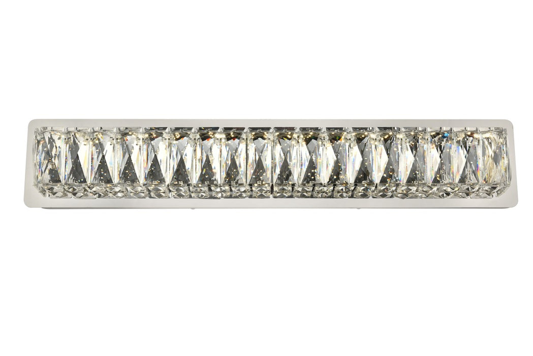 Elegant Lighting 3502W24C LED Bath Sconce, Chrome