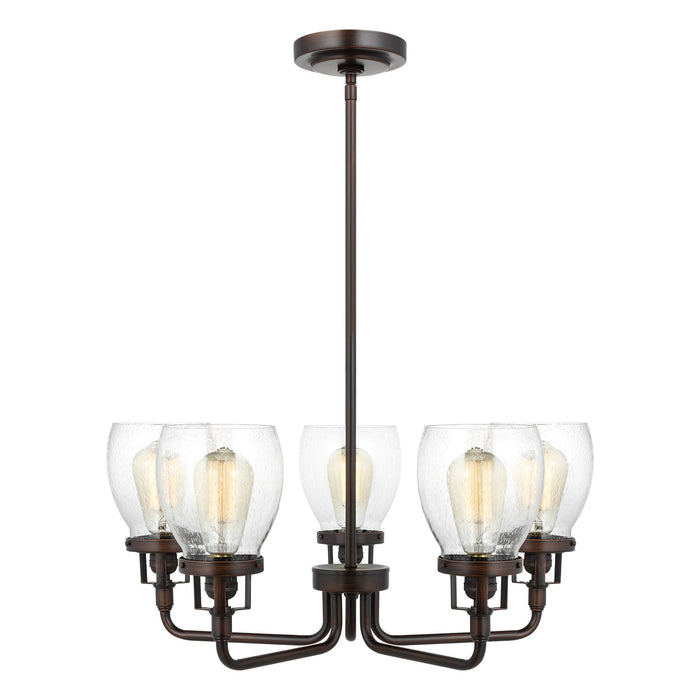 Generation Lighting 3214505-710 Five Light Chandelier, Bronze