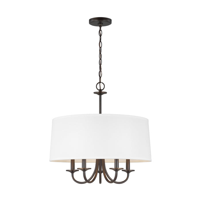 Generation Lighting 3320205EN-710 Five Light Chandelier, Bronze