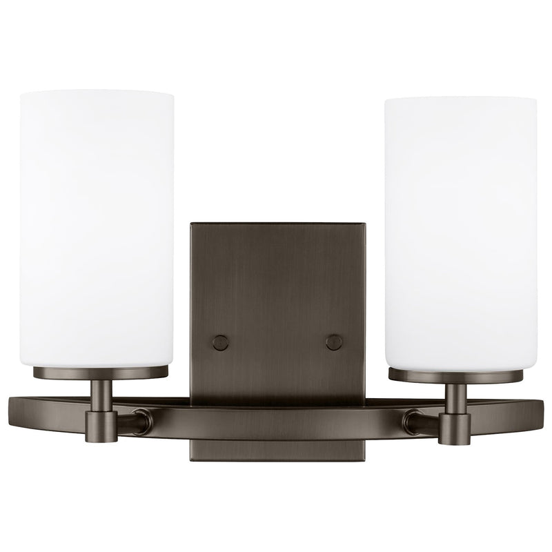 Generation Lighting 4424602-778 Two Light Wall / Bath, Brushed Oil Rubbed Bronze