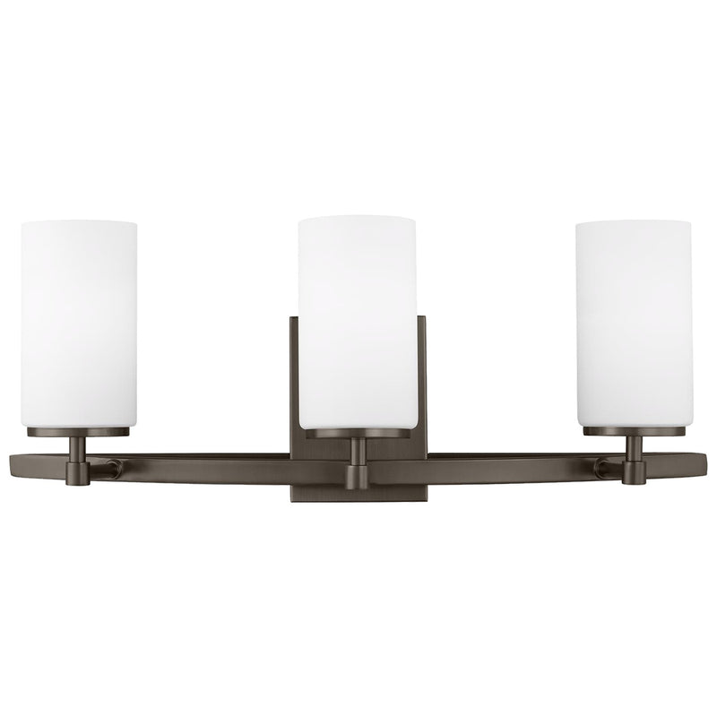 Generation Lighting 4424603-778 Three Light Wall / Bath, Brushed Oil Rubbed Bronze