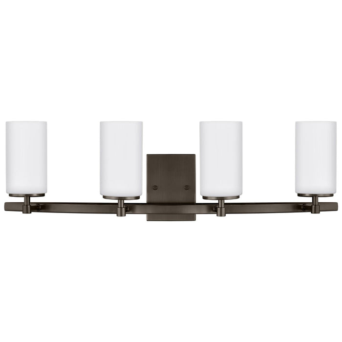Generation Lighting 4424604EN3-778 Four Light Wall / Bath, Brushed Oil Rubbed Bronze