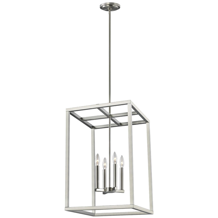 Generation Lighting 5134504-962 Four Light Hall / Foyer Pendant, Brushed Nickel