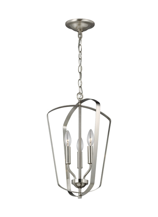 Generation Lighting 5134903EN-962 Three Light Hall / Foyer, Brushed Nickel