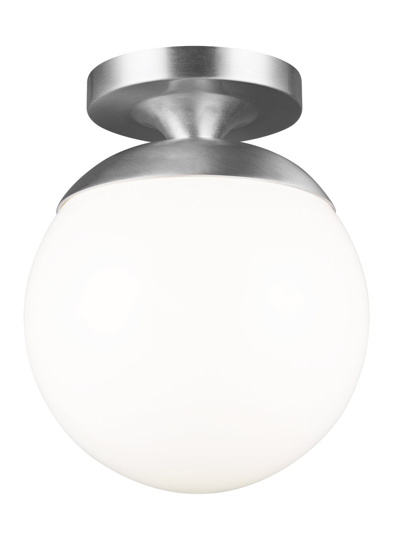 Visual Comfort Studio 7518-04 One Light Wall / Ceiling Semi-Flush Mount, Satin Aluminum