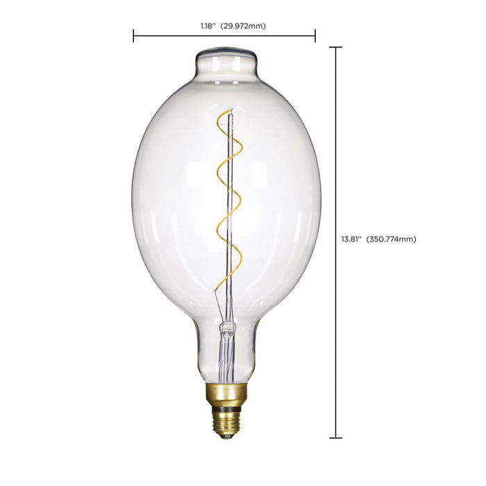 Satco S22432 Light Bulb, Clear