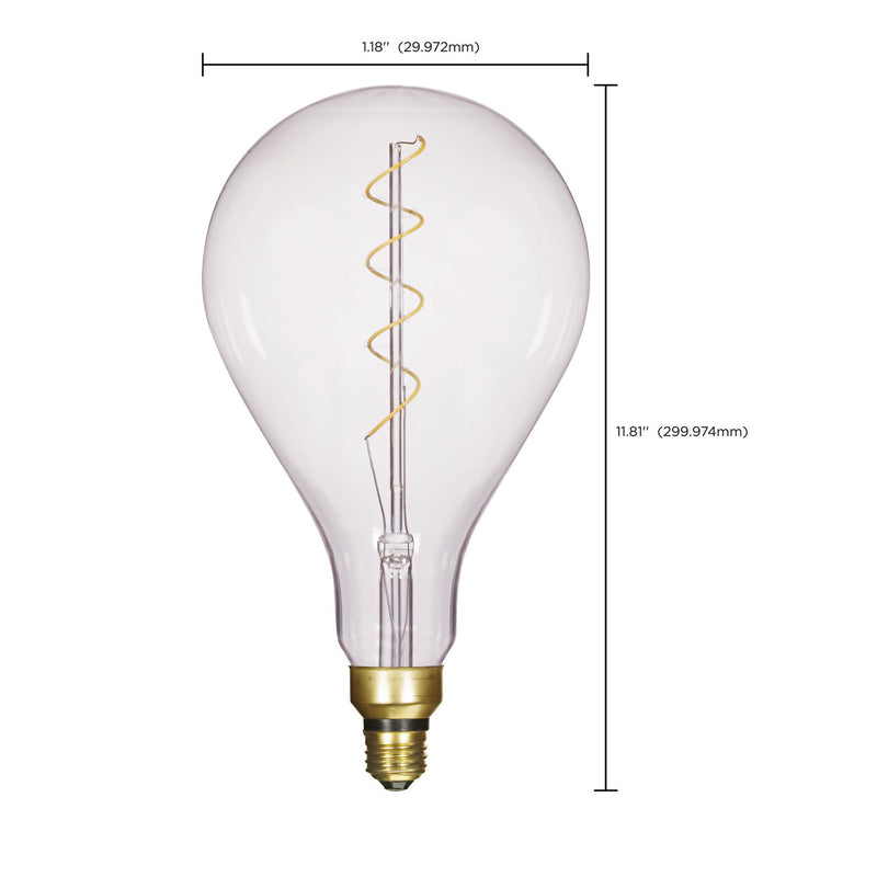 Satco S22433 Light Bulb, Clear