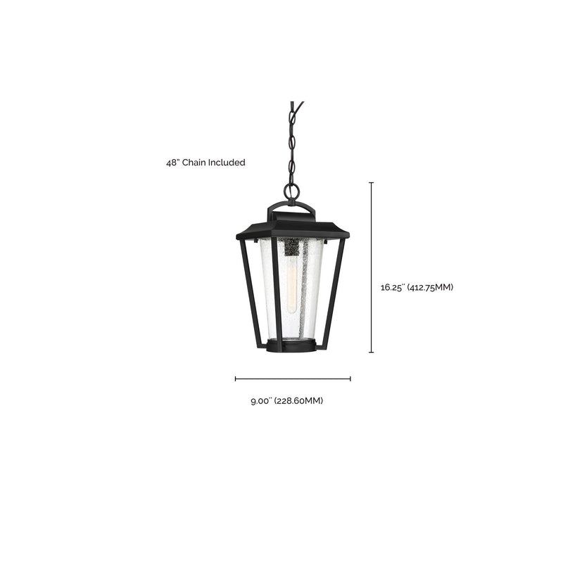 Nuvo Lighting 60-6514 One Light Hanging Lantern, Aged Bronze / Brass