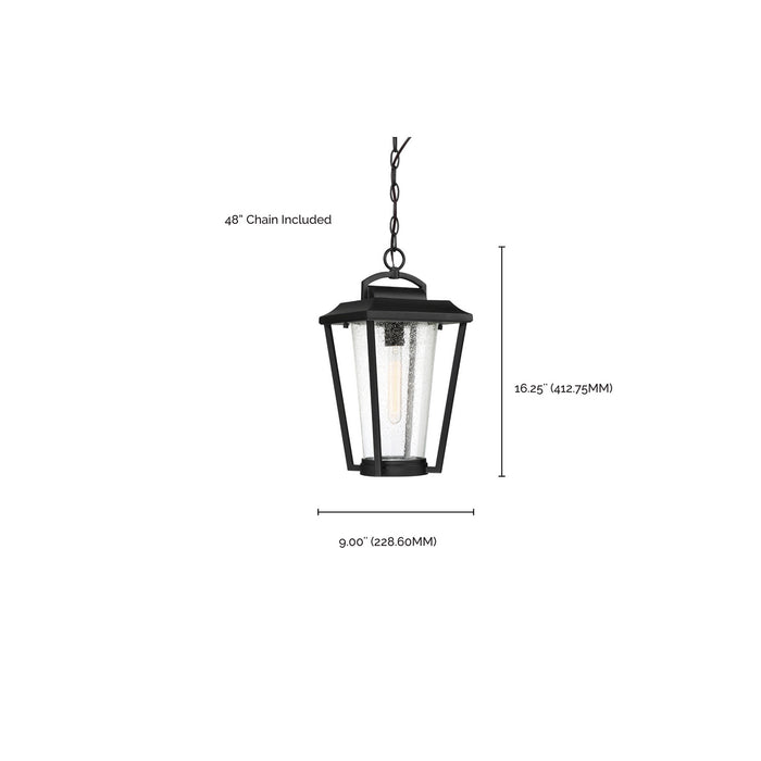 Nuvo Lighting 60-6514 One Light Hanging Lantern, Aged Bronze / Brass