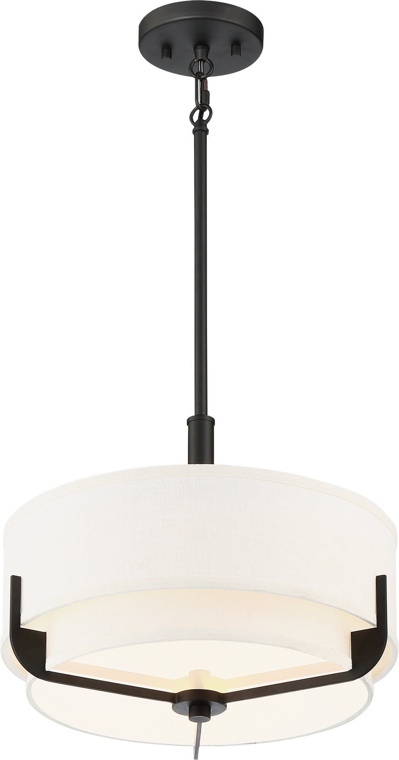 Nuvo Lighting 60-6543 Three Light Pendant, Aged Bronze