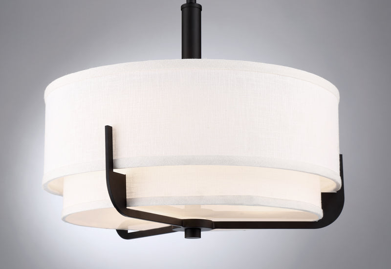 Nuvo Lighting 60-6543 Three Light Pendant, Aged Bronze