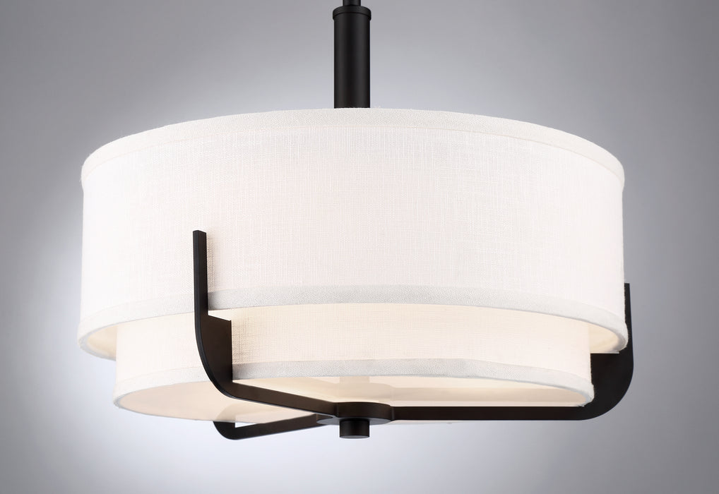 Nuvo Lighting 60-6543 Three Light Pendant, Aged Bronze