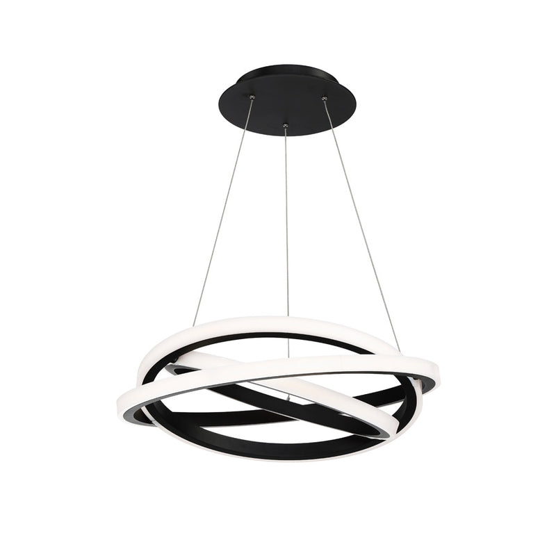 Modern Forms PD-24826-BK LED Chandelier, Black