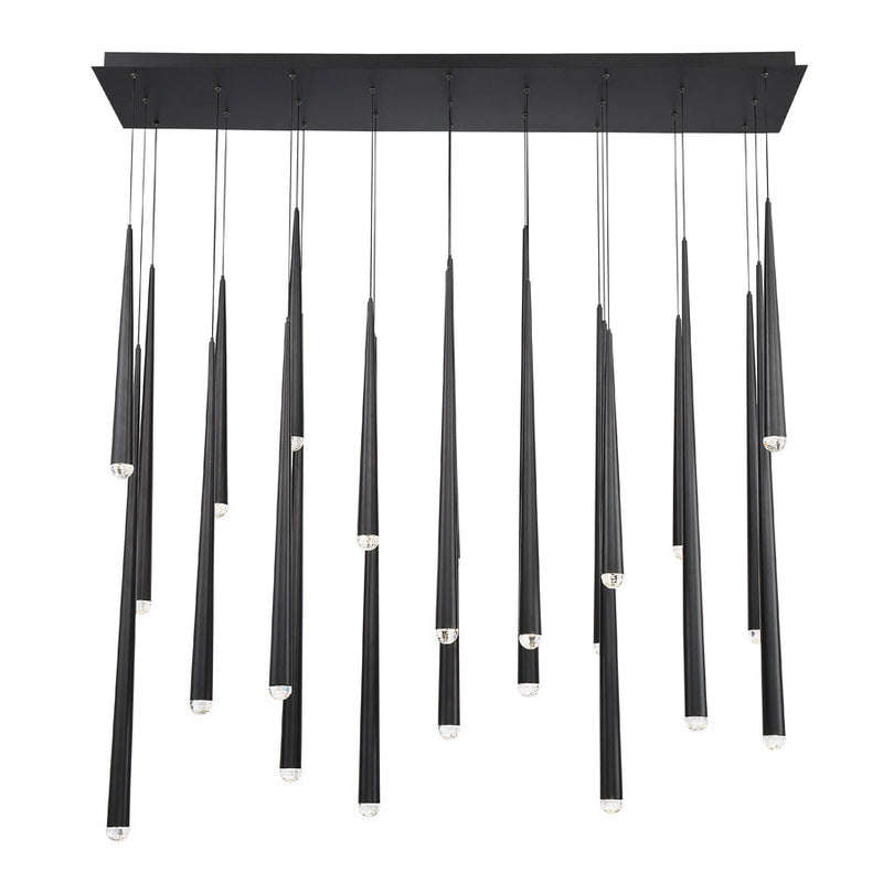Modern Forms PD-41723L-BK LED Pendant, Black