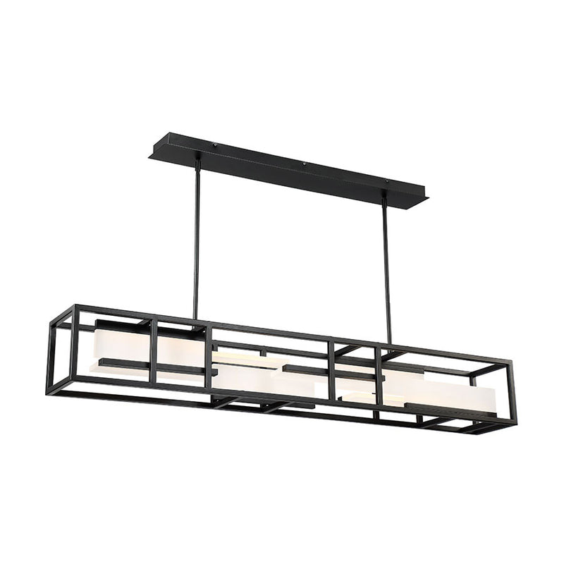 Modern Forms PD-56856-BK LED Linear Pendant, Black