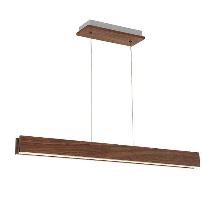 Modern Forms PD-58738-DW LED Linear Pendant, Dark Walnut