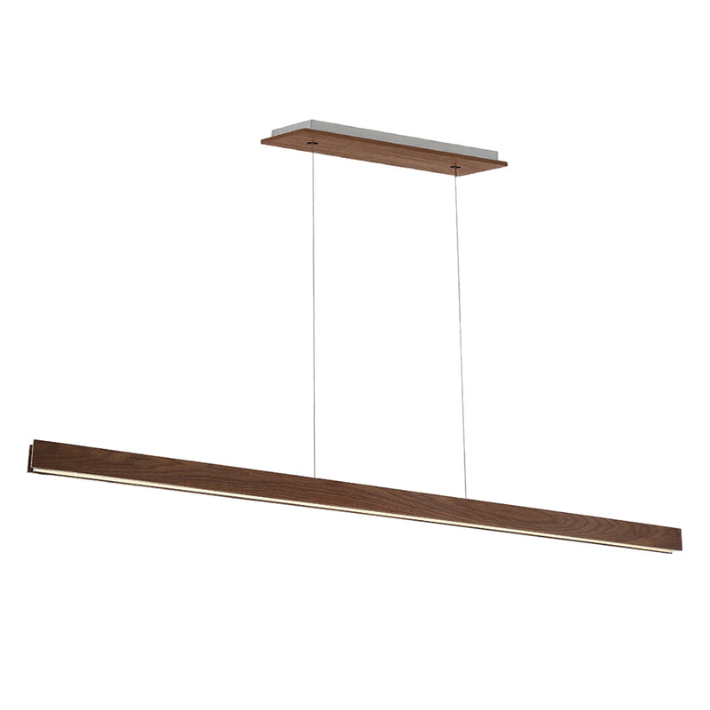 Modern Forms PD-58784-DW LED Linear Pendant, Dark Walnut