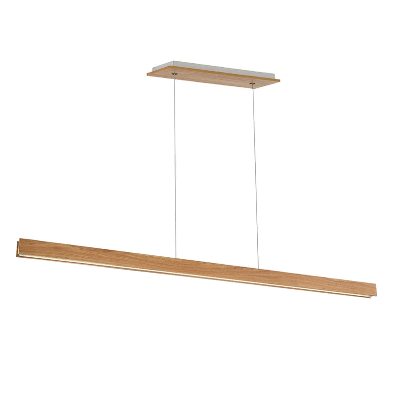 Modern Forms PD-58784-WAL LED Linear Pendant, Walnut