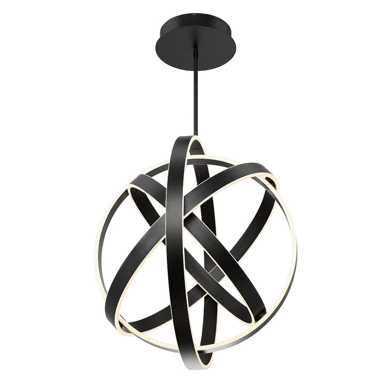 Modern Forms PD-61728-BK LED Chandelier, Black