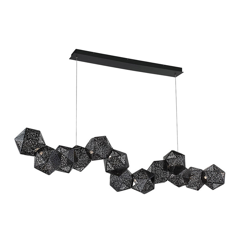 Modern Forms PD-62864-BK LED Linear Pendant, Black