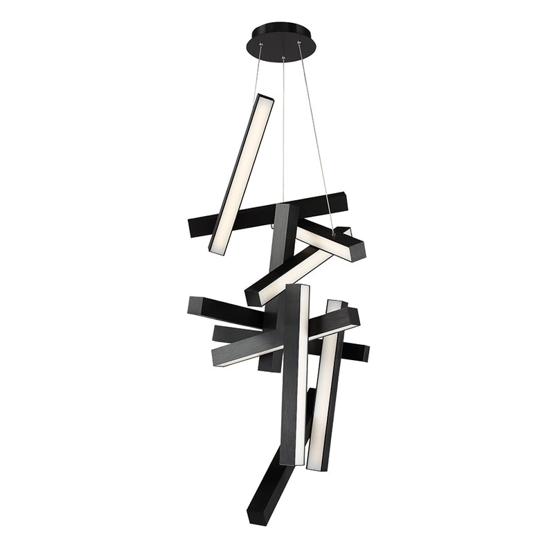 Modern Forms PD-64849-BK LED Chandelier, Black