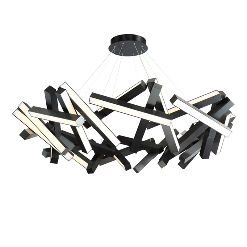 Modern Forms PD-64861-BK LED Chandelier, Black