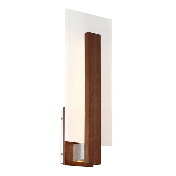 Modern Forms WS-84819-DW LED Wall Sconce, Dark Walnut