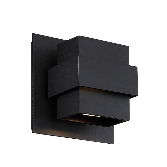 Modern Forms WS-W30507-BK LED Outdoor Wall Sconce, Black