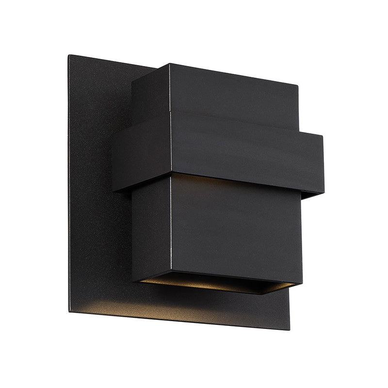 Modern Forms WS-W30509-BK LED Outdoor Wall Sconce, Black