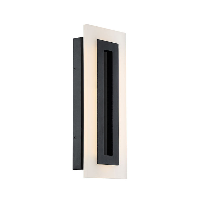 Modern Forms WS-W46817-BK LED Outdoor Wall Sconce, Black