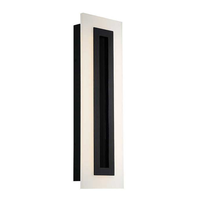 Modern Forms WS-W46824-BK LED Outdoor Wall Sconce, Black