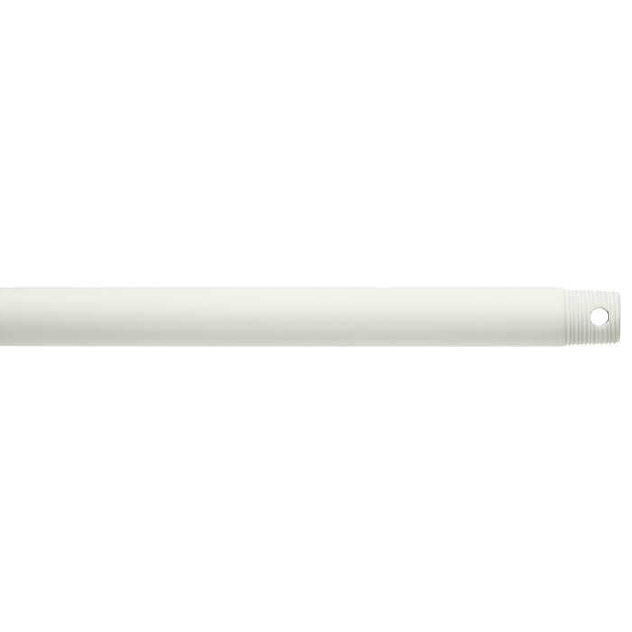 Kichler 360003MWH Fan Down Rod, Matte White