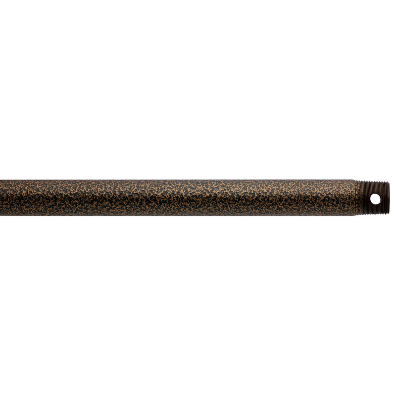 Kichler 360006WCP Fan Down Rod, Weathered Copper Powder Coat