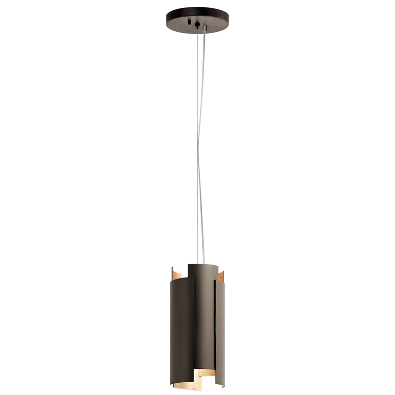 Kichler 42995OZLED LED Mini Pendant, Olde Bronze