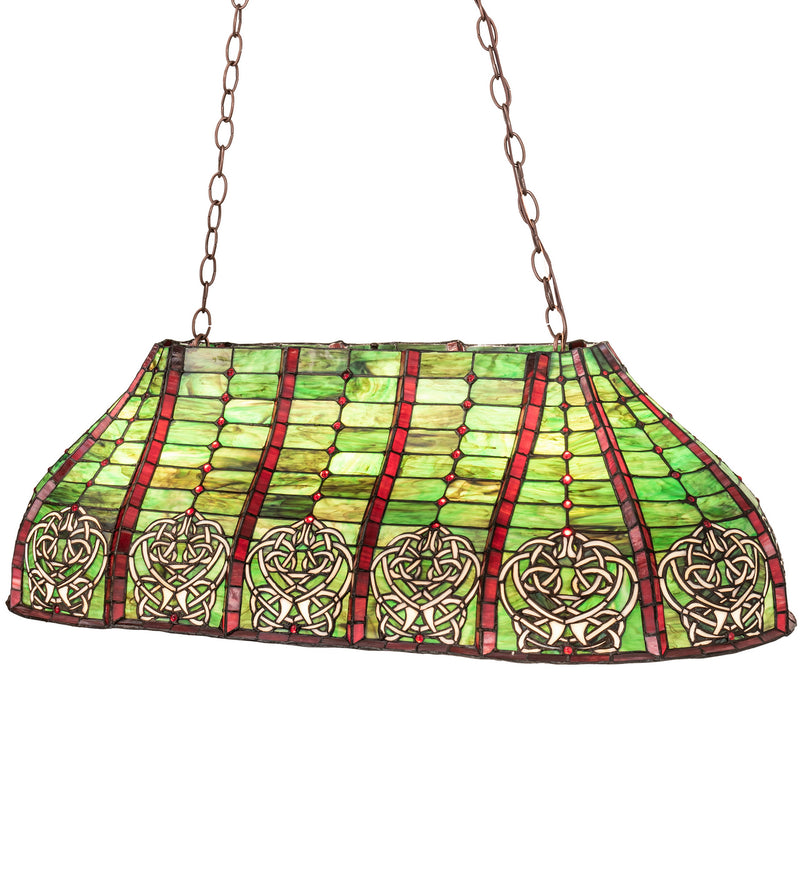 Meyda Tiffany 189820 Three Light Oblong Pendant