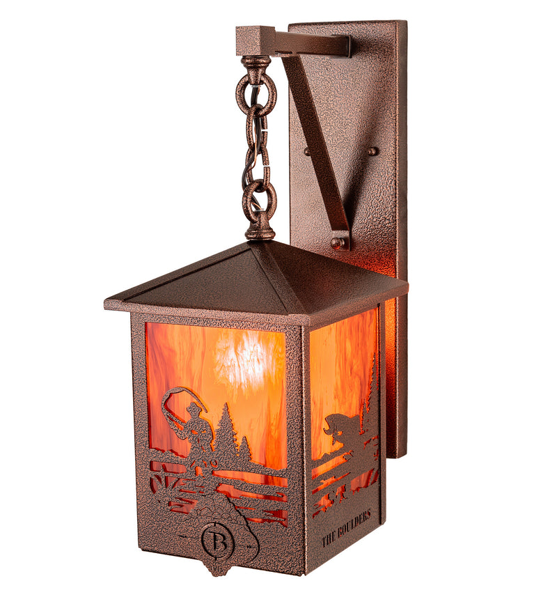Meyda Tiffany 199539 One Light Wall Sconce, New Copper Vein