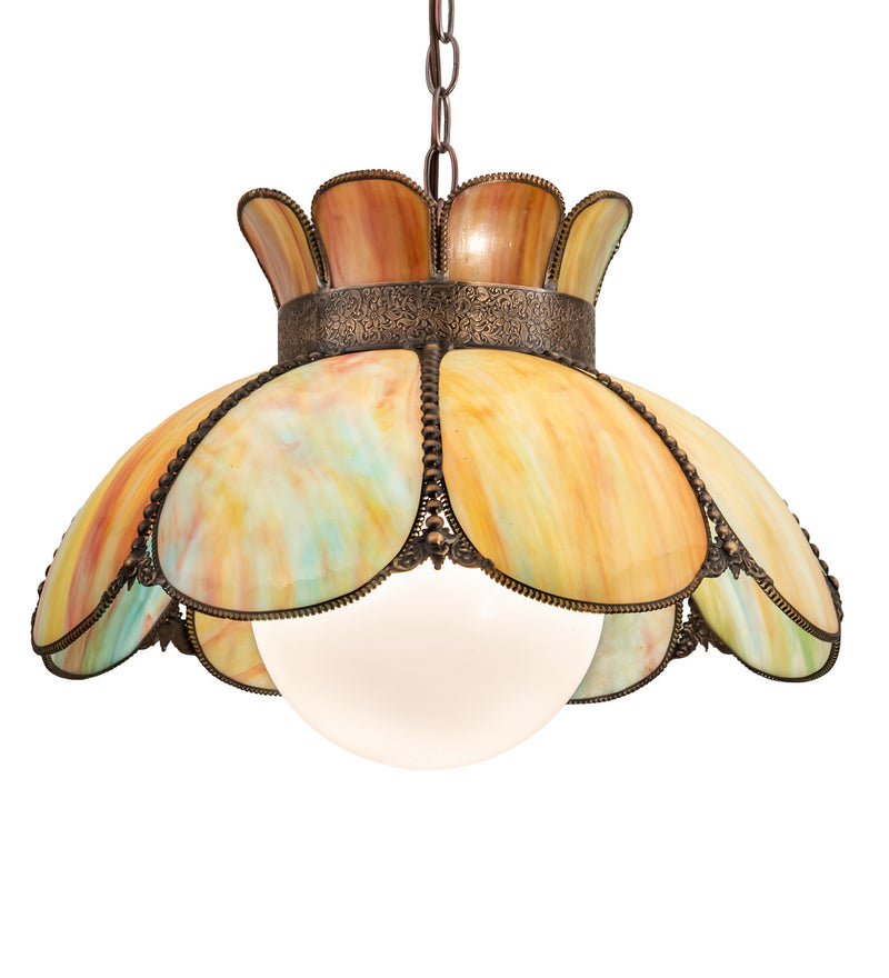 Meyda Tiffany 210560 One Light Pendant, Craftsman Brown,Mahogany Bronze