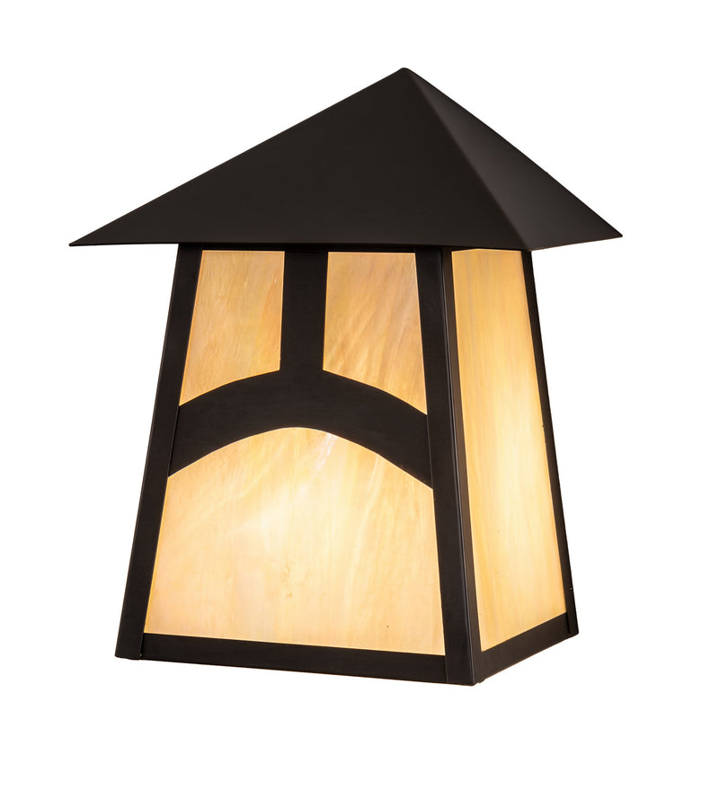 Meyda Tiffany 45269 One Light Wall Sconce, Craftsman Brown